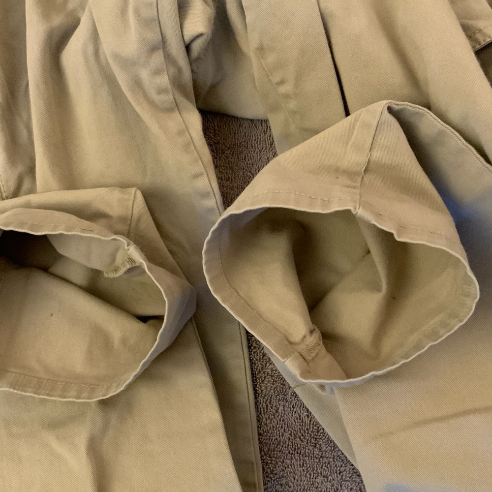 SOFT COTTON CHINO, BOYFRIEND CARGO PANTS. - Picture 11 of 11